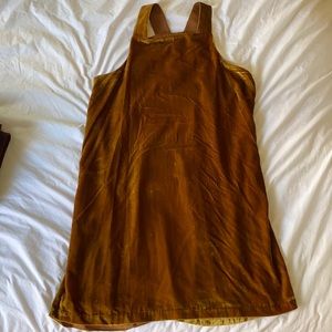 Mustard Yellow Velvet Dress, size L